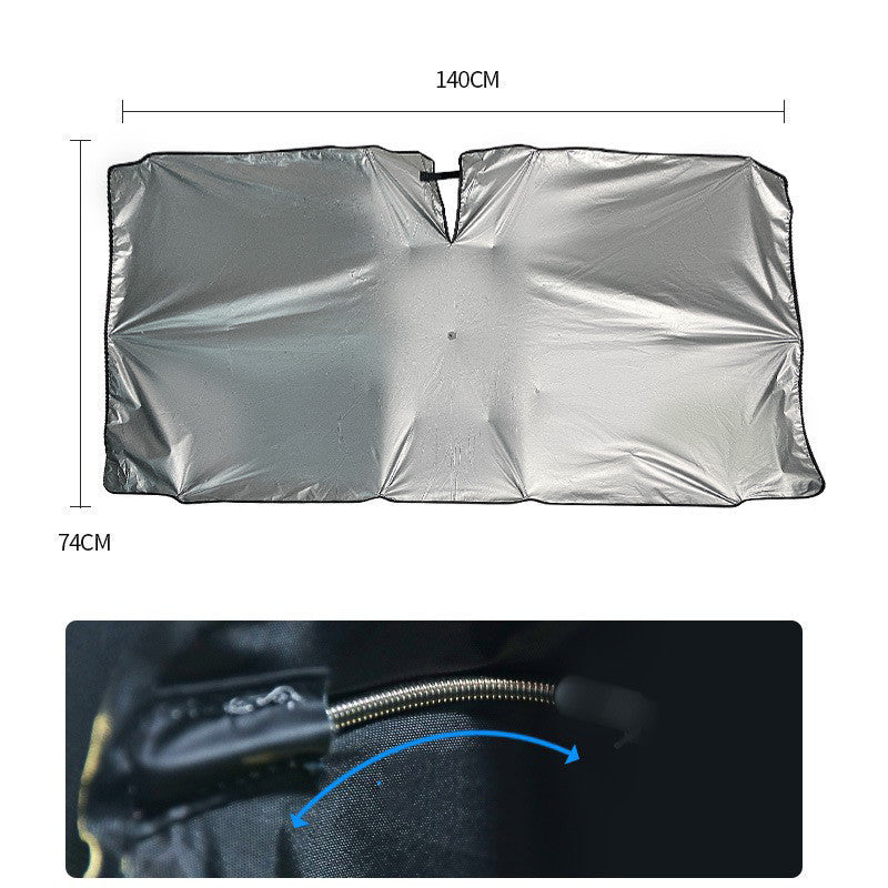 Car Sunshade Thermal Insulation Summer Windscreen Umbrella