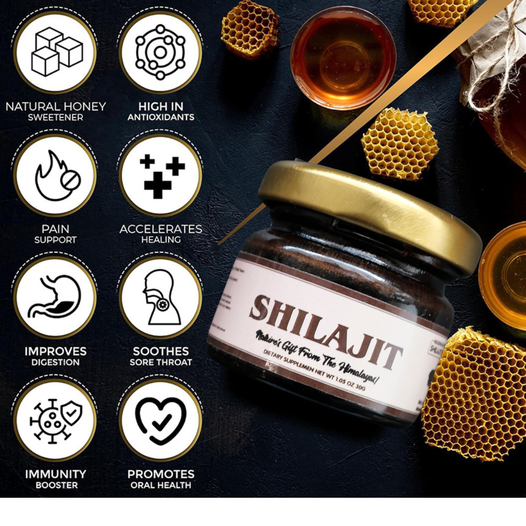 Pure Himalayan Organic Shilajit Resin 30g 50g