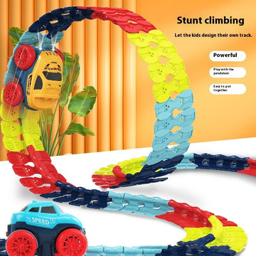 Anti-gravity Electric Rail Car Roller Coaster Racing Toy