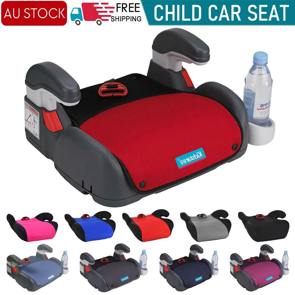 Car Booster Seat Chair Cushion Pad For Toddler Children Kids Sturdy 4- 12 years